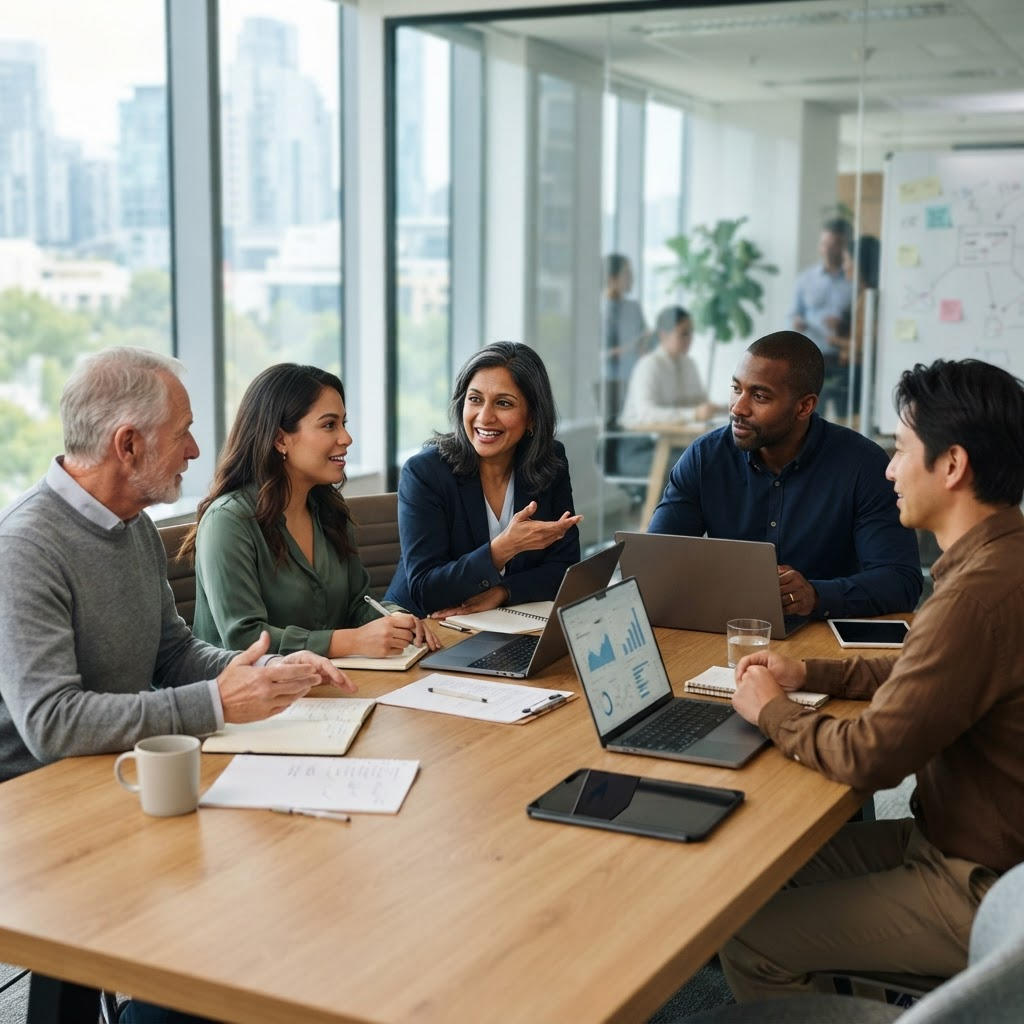 A team conducting a practical AI readiness review