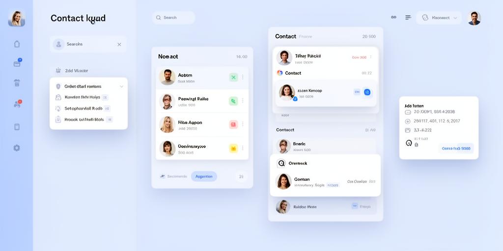 Contacts & Audience application preview